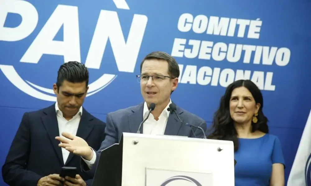 El senador del PAN critica propuesta que podría anular elecciones por injerencia extranjera.