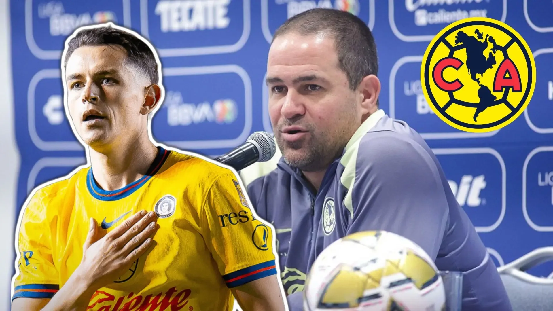 André Jardine en conferencia sobre la salida de Álvaro Fidalgo del América.