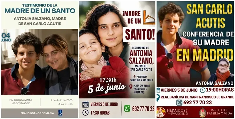 La madre de San Carlo estará en Madrid compartiendo su legado y enseñanzas espirituales en junio.