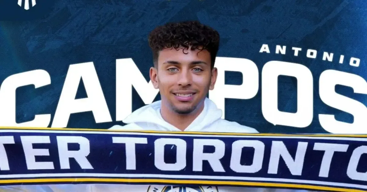 Antonio Campos firma con Inter Toronto FC, siguiendo el legado de su padre.