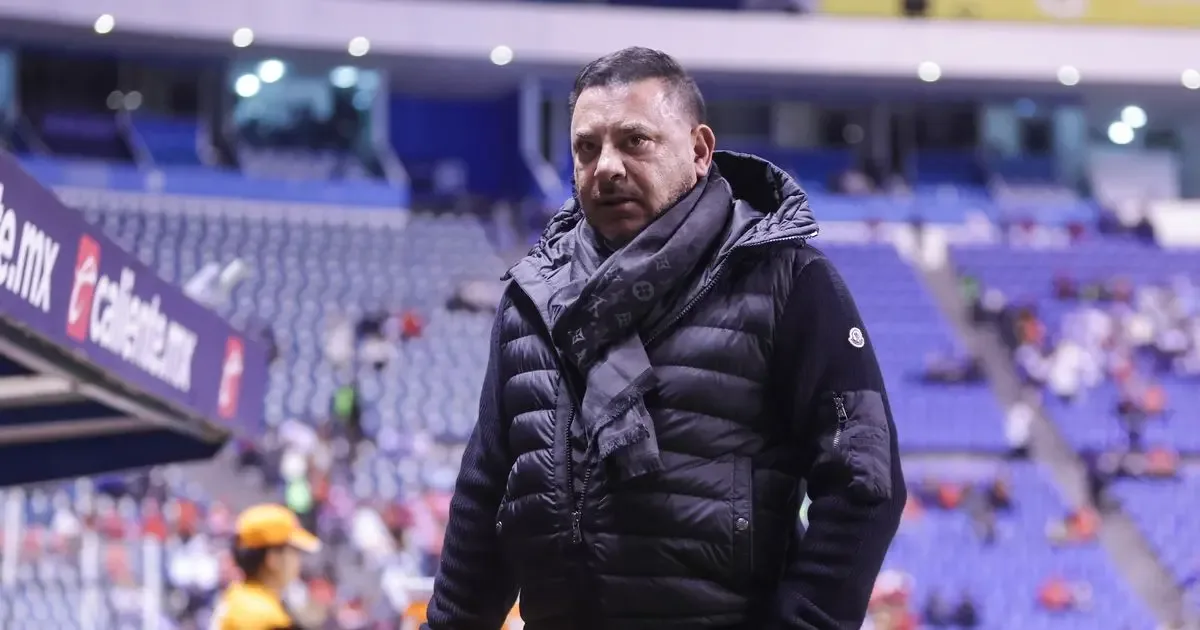 Antonio Mohamed, entrenador de Toluca, durante una conferencia de prensa.