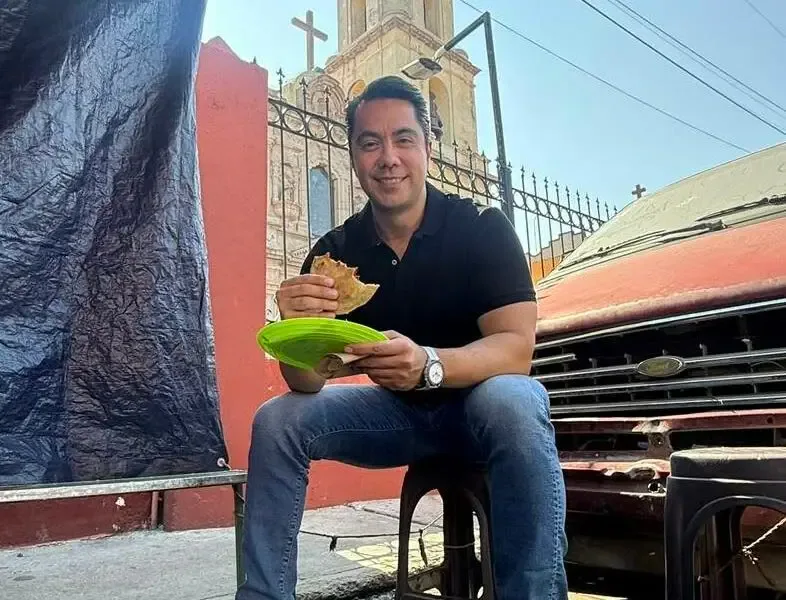 Anuncio de obras en San Francisquito por el presidente Felipe Fernando Macías Olvera.