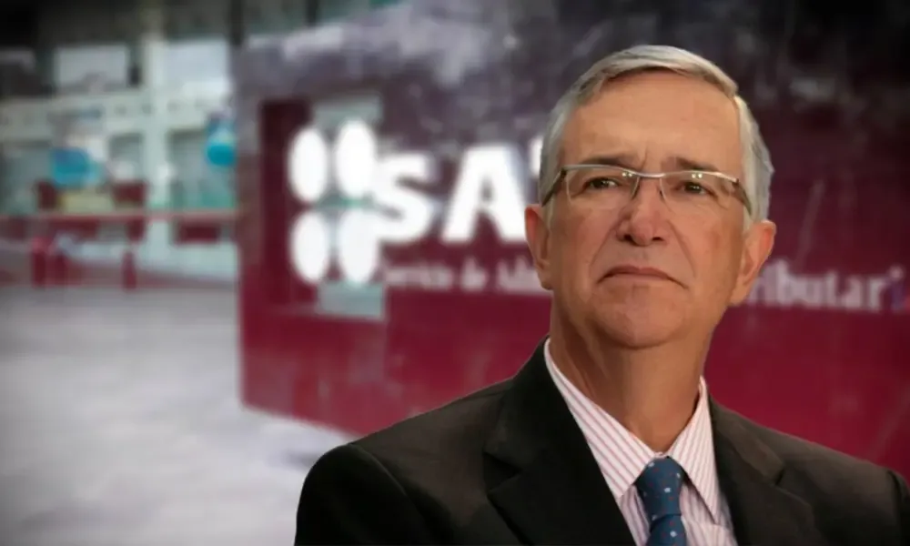 Anuncio del acuerdo fiscal entre Grupo Salinas y el Servicio de Administración Tributaria.