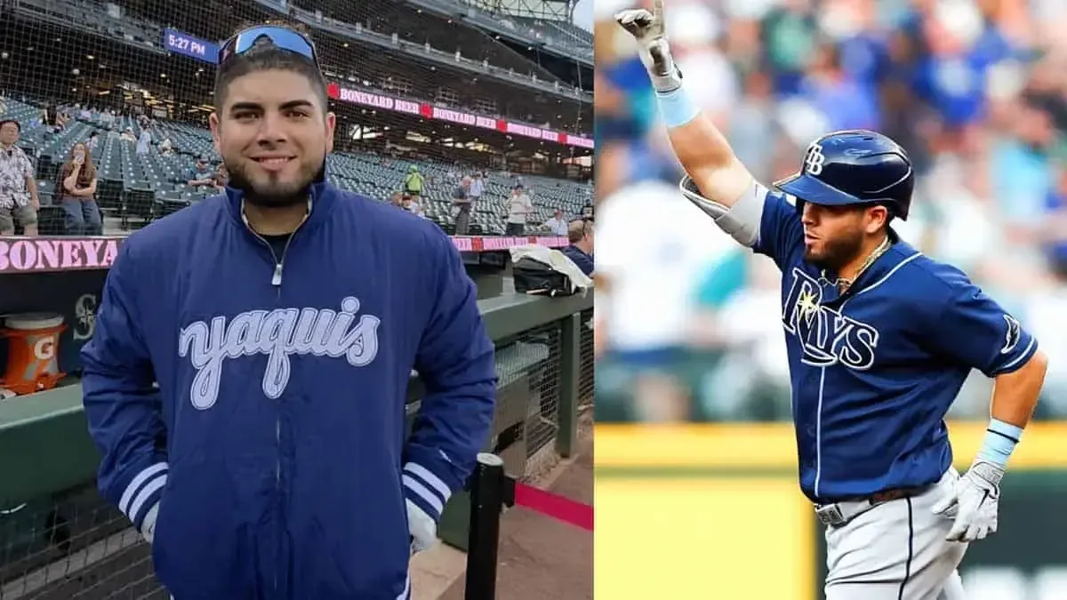 Después de su visita con la directiva, Aranda muestra su cariño por los Yaquis.
