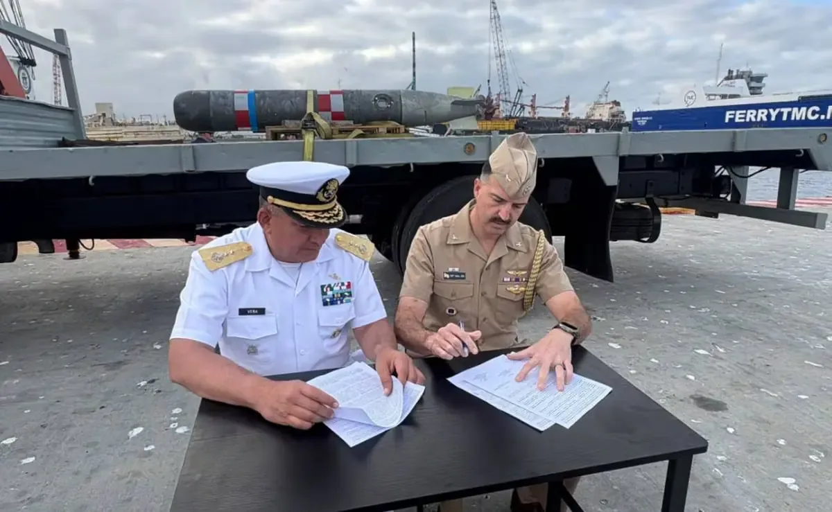 La ubicación del torpedo, a 39.4 km de Ensenada, propició su recuperación y entrega a la Armada de EE. UU.