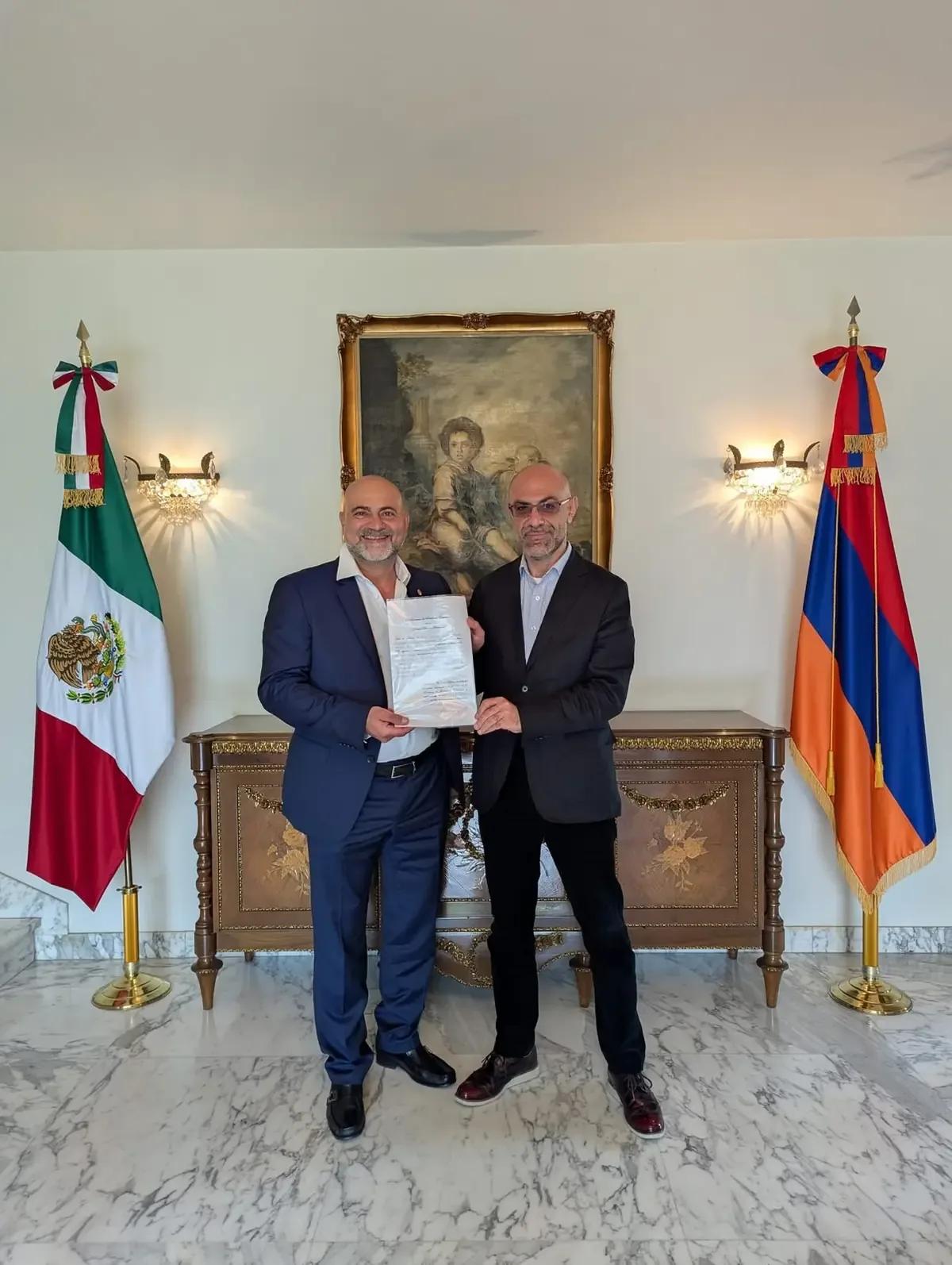 La República de Armenia expande su representación diplomática en México, fortaleciendo la cooperación bilateral.