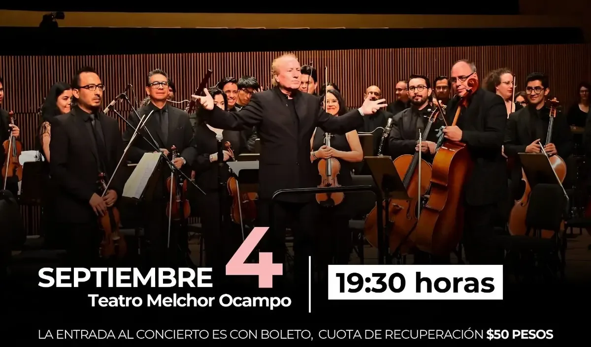 La música mexicana será la protagonista del inicio de temporada de la Orquesta Sinfónica de Michoacán.