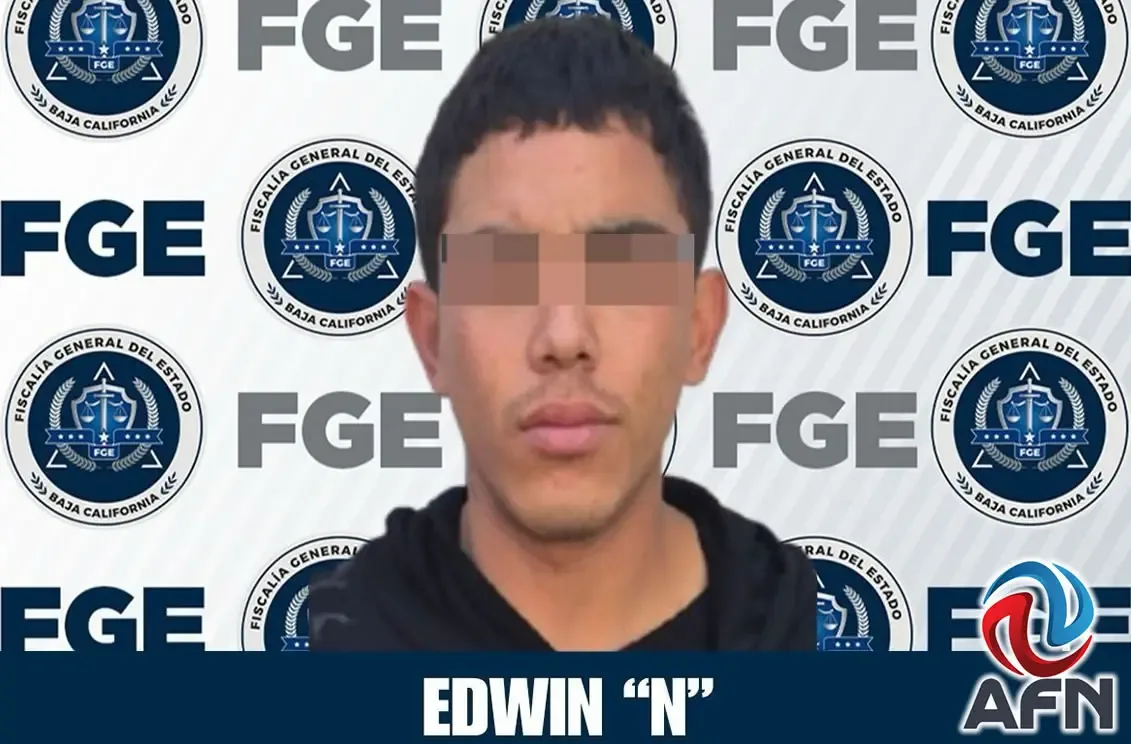 Arresto de Edwin "N" por robo violento de vehículos en Tijuana.