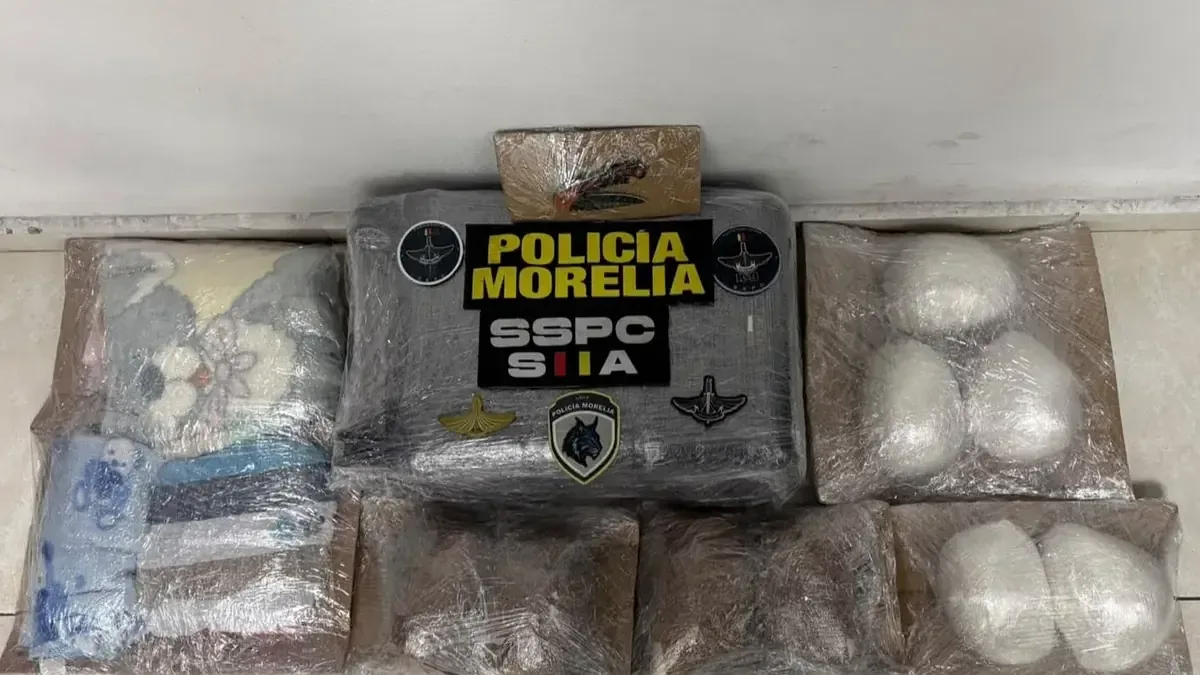 La detención de un sujeto y el aseguramiento de droga marcan un importante golpe al narcomenudeo en la capital de Michoacán.
