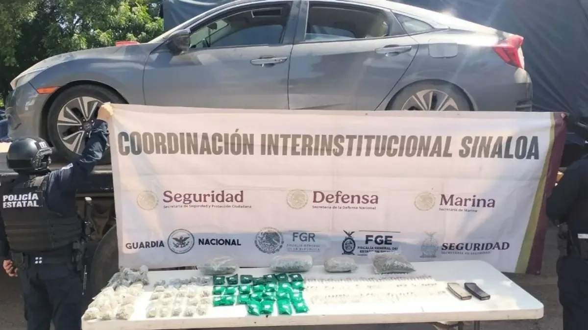 La intervención se realizó durante un rutinario paso de vigilancia en Barrancos, Culiacán.