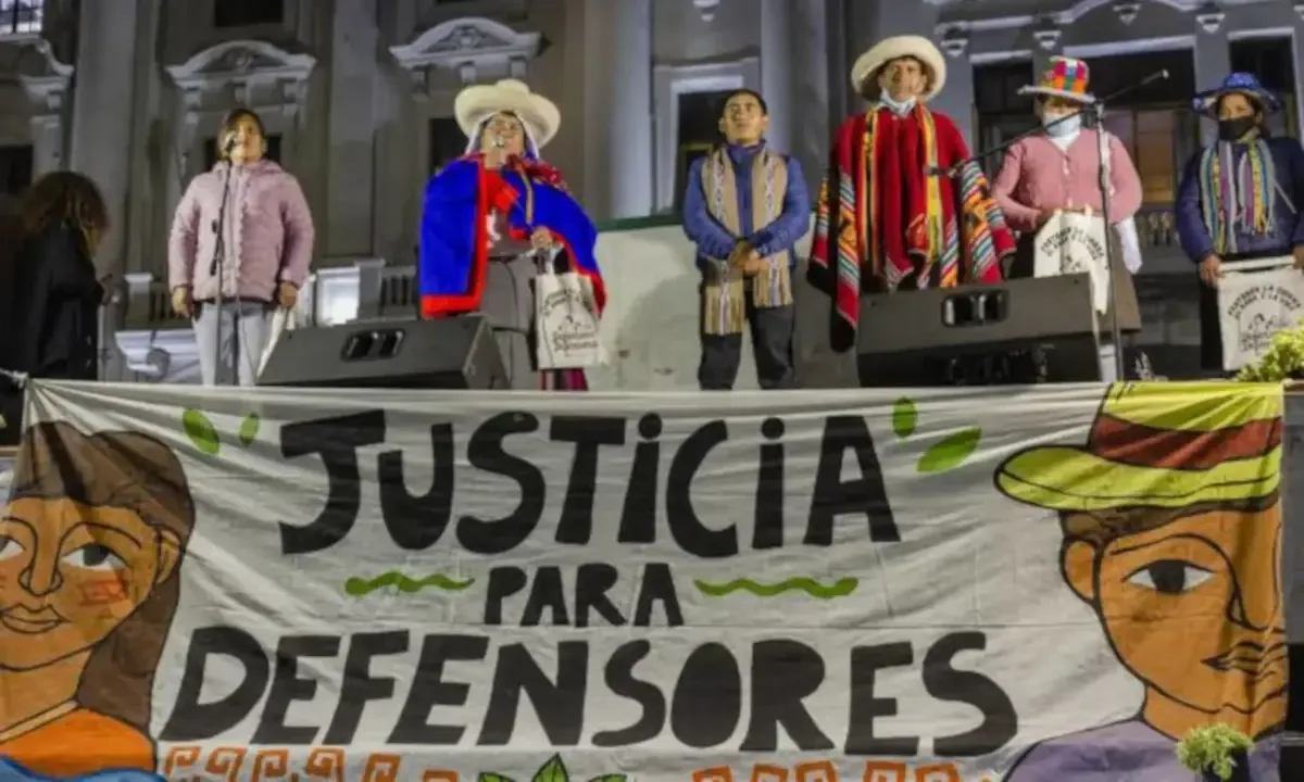 Una grave amenaza para los defensores de la tierra y el medio ambiente en la región.