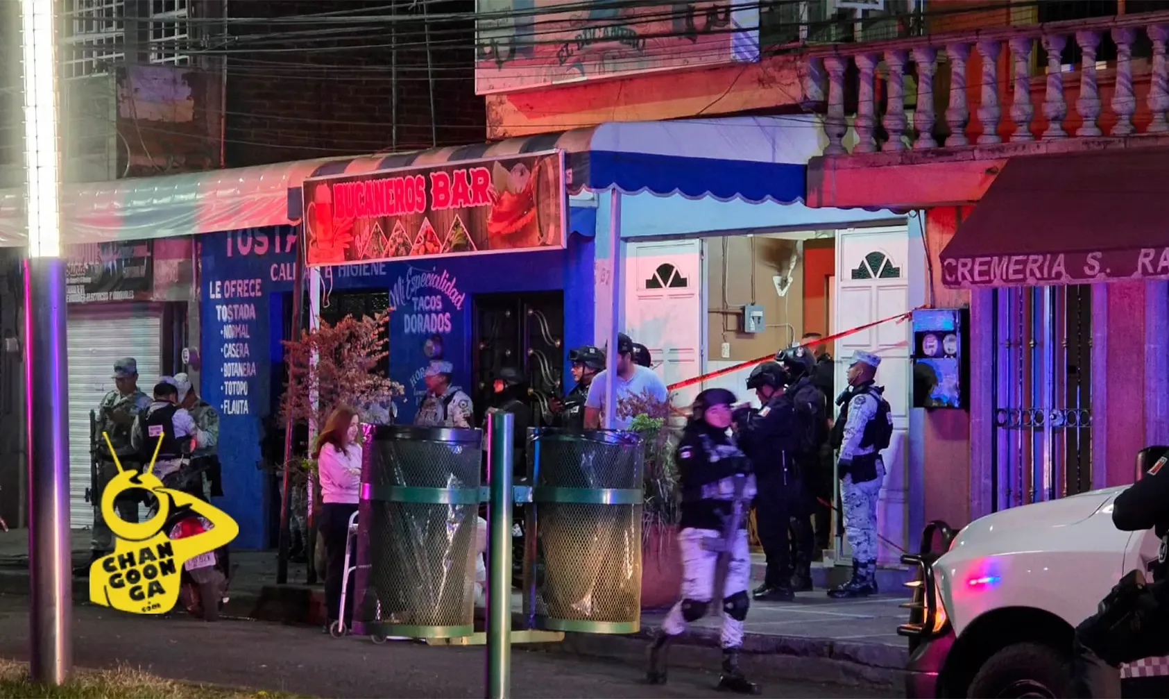 Ataque armado en "Bucaneros Bar" en Zamora deja dos muertos y un herido.