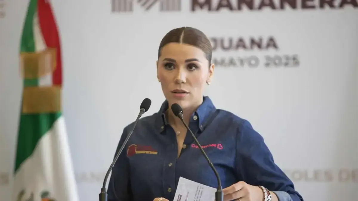 La gobernadora de Baja California niega pactos ocultos con el FBI tras la difusión de una grabación.