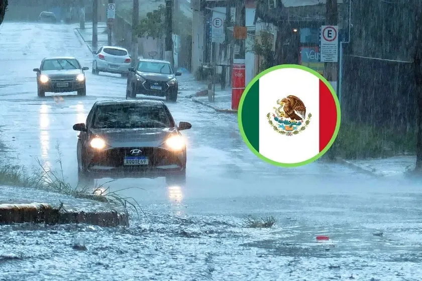 Se espera una combinación de calor extremo y lluvias intensas en varias entidades del país.