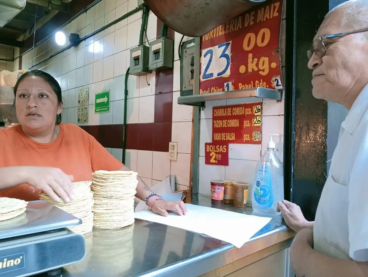 Aumento del precio de la tortilla en expendios de la Ciudad de México en enero de 2026.