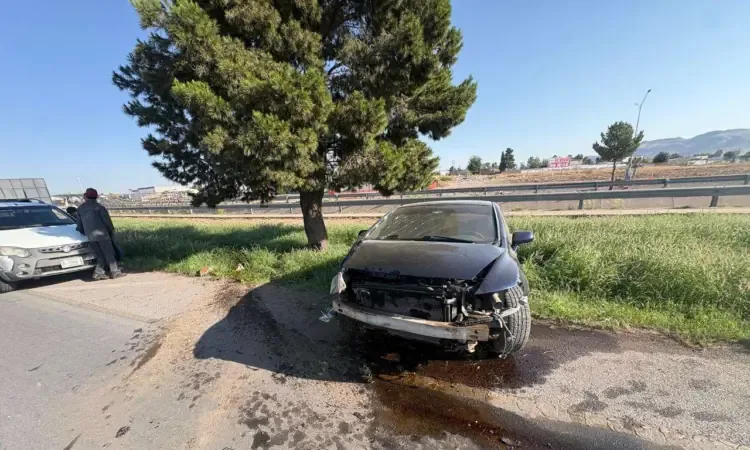 Un accidente vial ocasionó daños materiales en el norte de la ciudad, sin reportes de lesiones graves.