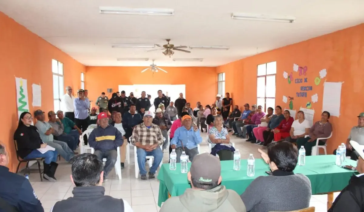 Autoridades acuerdan estrategias para mejorar la seguridad en comunidades rurales de San Pedro.
