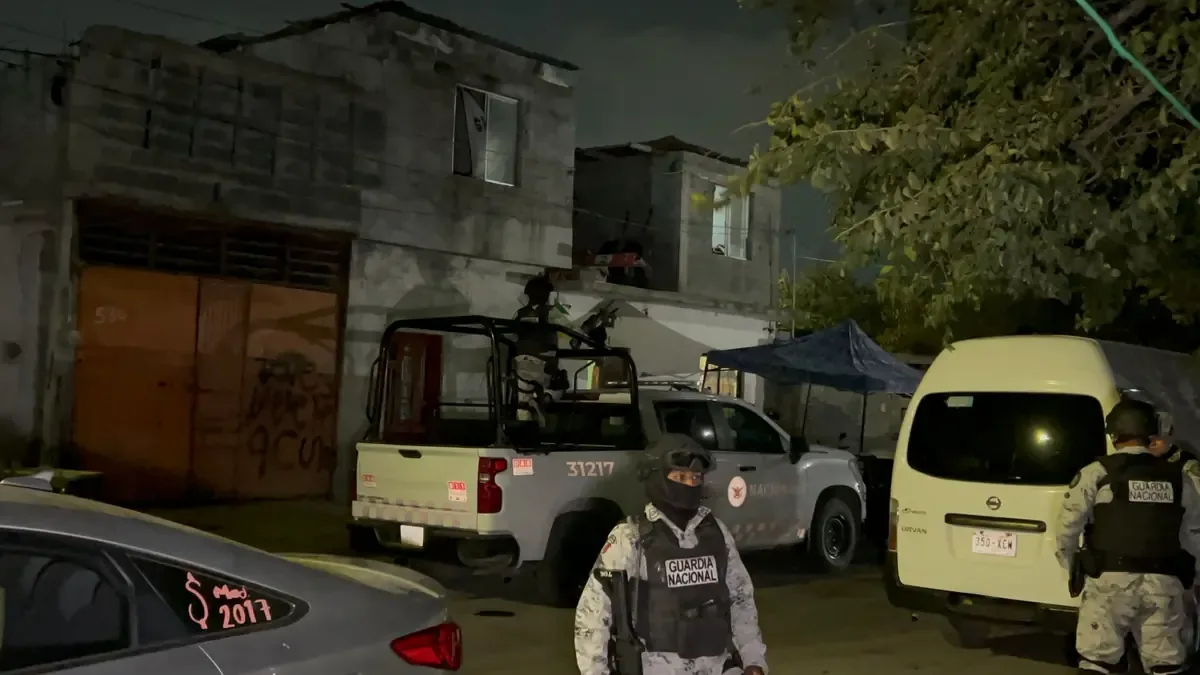 Autoridades federales actúan contra el narcomenudeo en la colonia Nueva Esperanza.