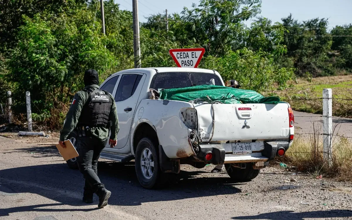 Autoridades investigan el hallazgo de cuerpos con huellas de tortura en medio de una ola de violencia en Sinaloa.