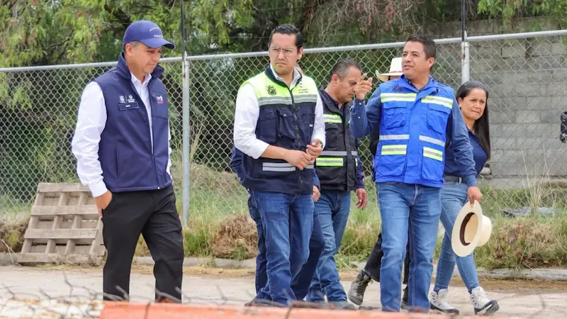 El mantenimiento del cárcamo busca prevenir riesgos durante la temporada de lluvias.