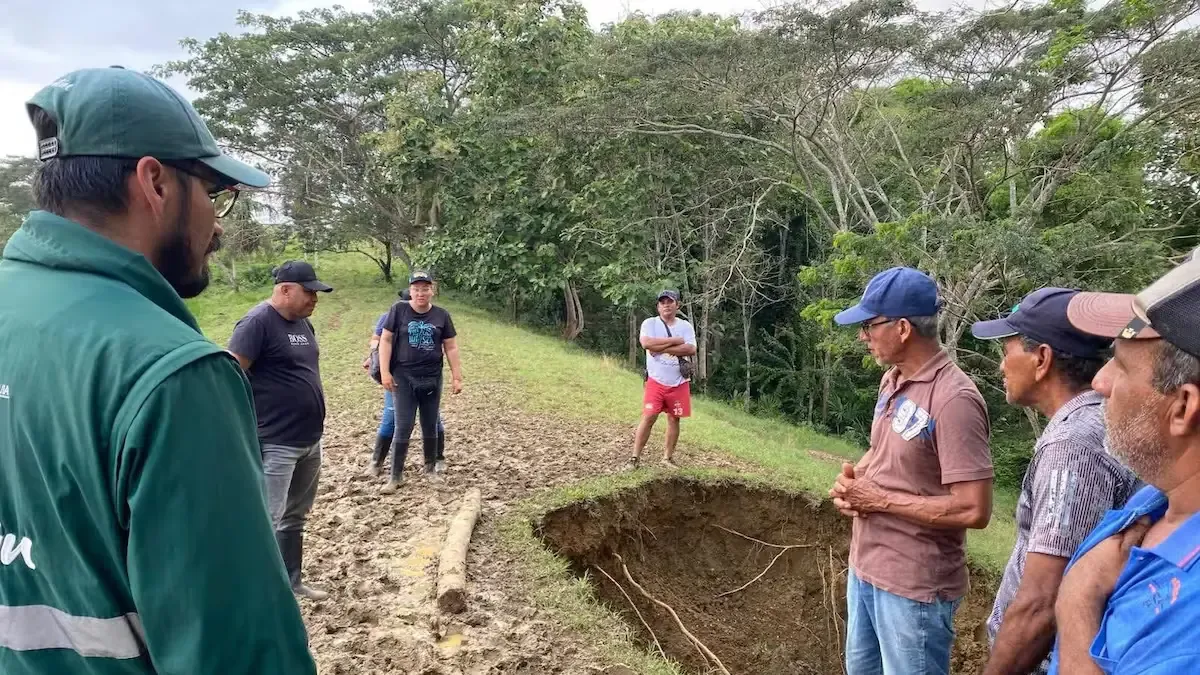 Autorizan trabajos de mitigación ante emergencia por lluvias en San Pedro de Urabá.