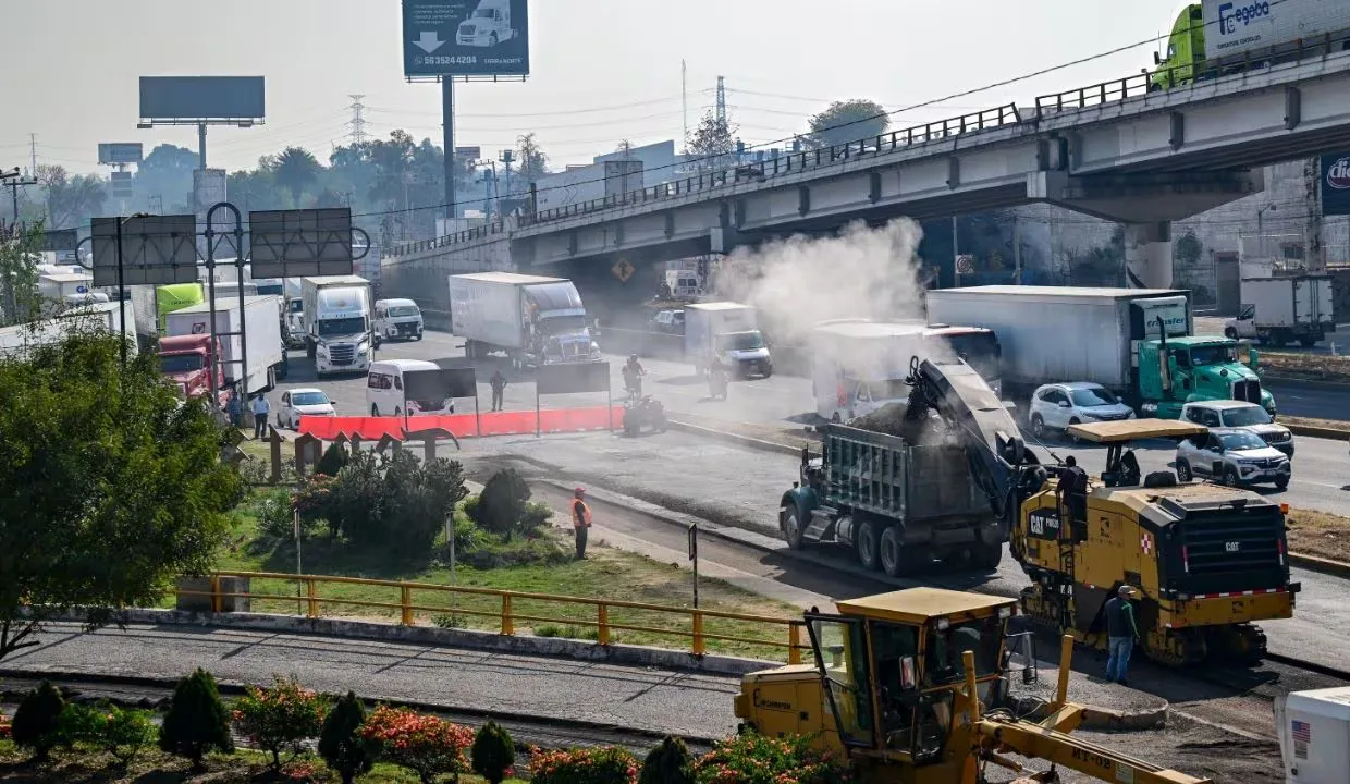 Avance significativo en la reconstrucción del Periférico Norte en el Edomex.
