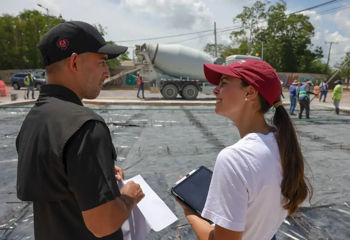 Las obras buscan mejorar la movilidad en la zona sur de Cancún.