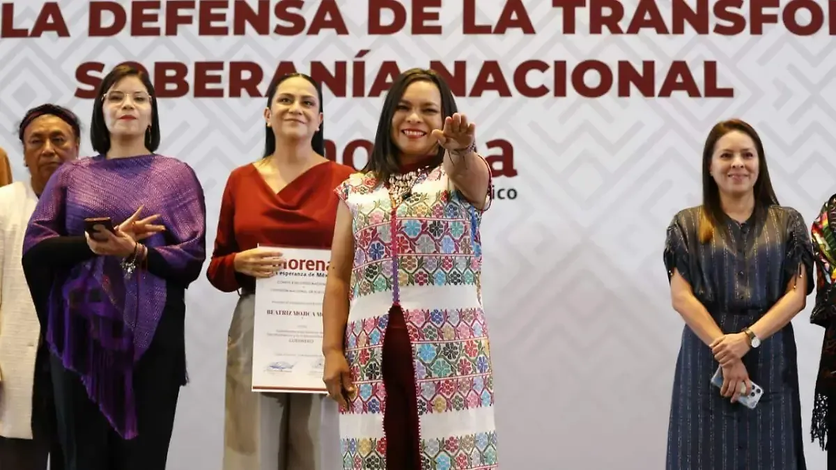 La senadora Beatriz Mojica llama a la unidad tras ser designada líder de Morena en Guerrero.