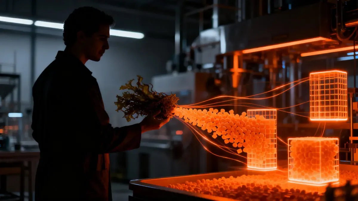 La startup convierte sargazo desperdiciado en bioplásticos y espera iniciar su producción en dos meses.