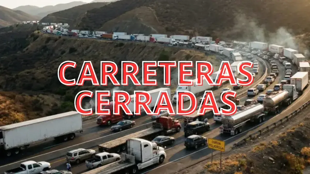 Los bloqueos en carreteras causan retrasos significativos en la movilidad nacional.