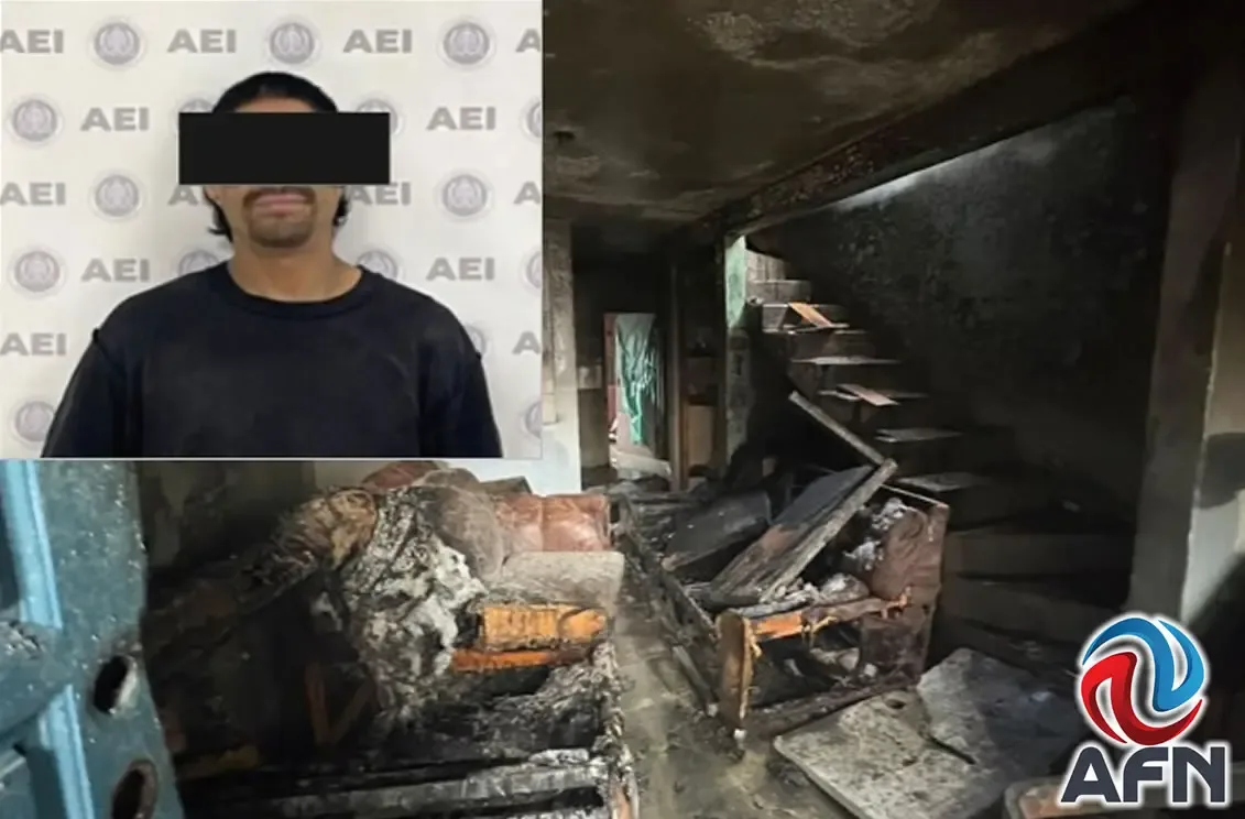 Bomberos controlan el incendio en la casa de una mujer en Tecate.