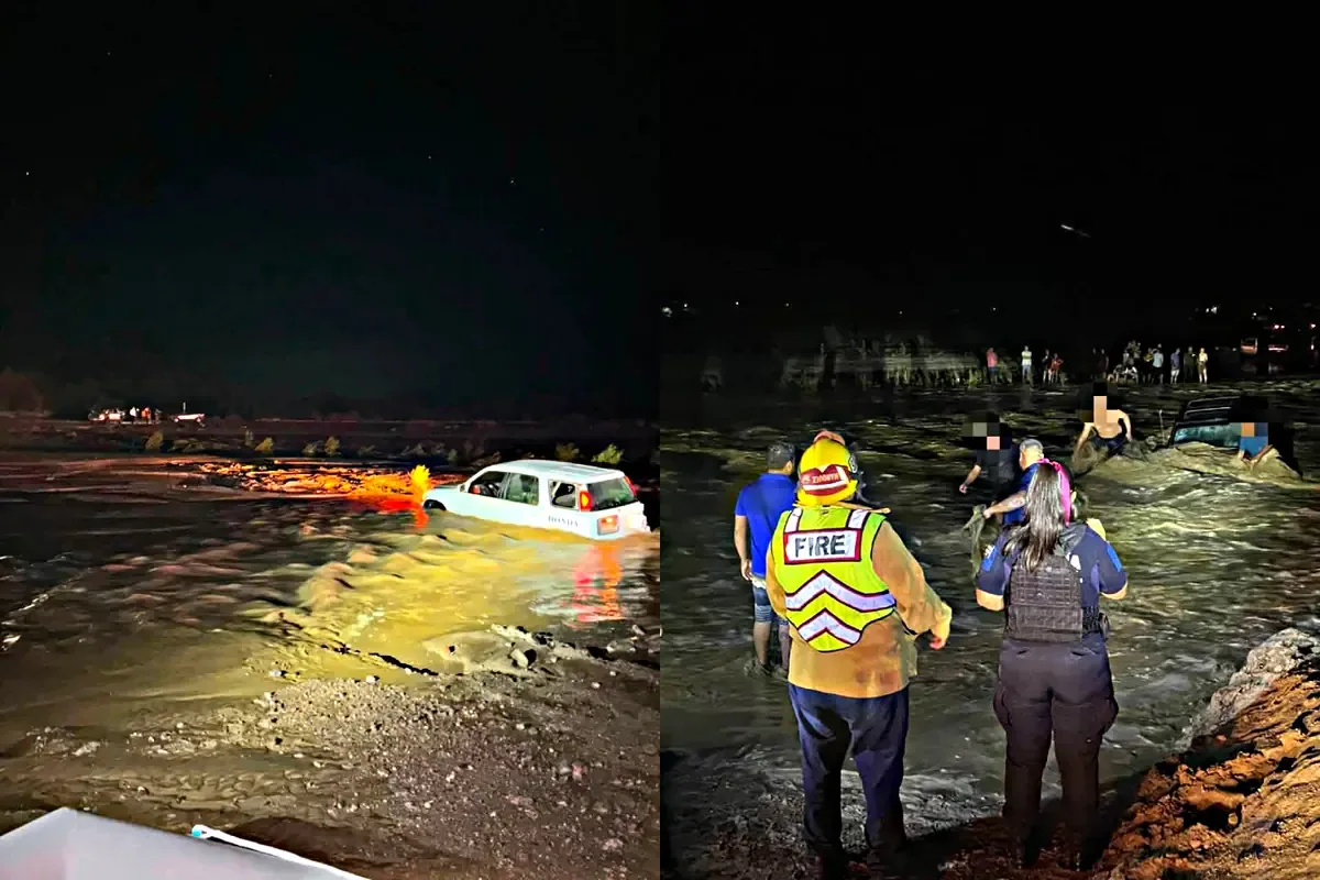Dos rescates en San José del Cabo destacan la importancia de evitar cruzar arroyos en temporada de lluvias.