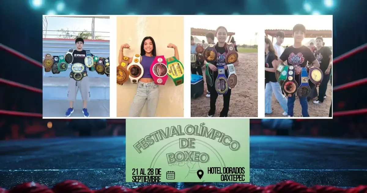 Cinco jóvenes boxeadores requieren apoyo para representar a Sonora en el Festival Olímpico de Boxeo.