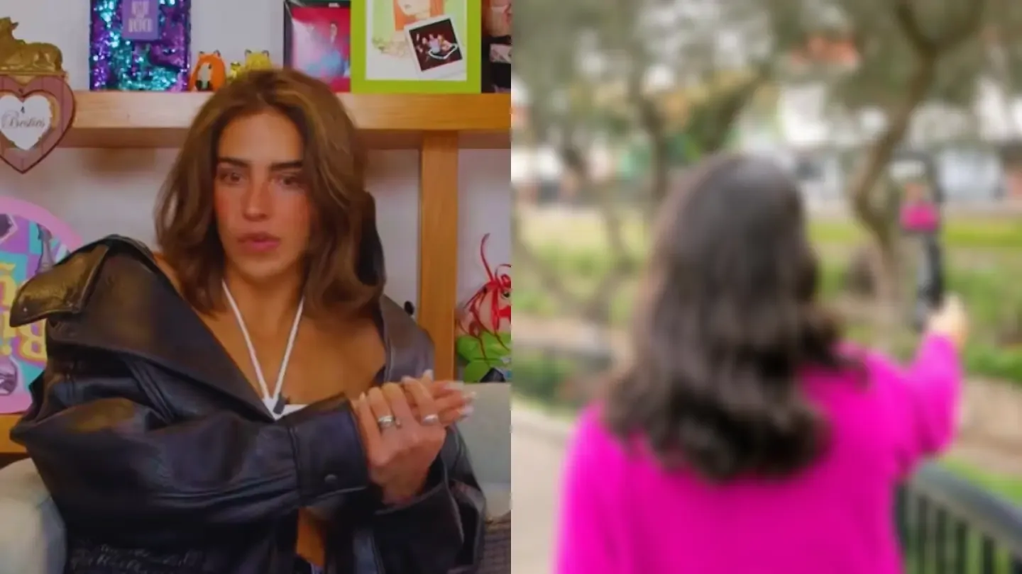 Bárbara de Regil durante sus declaraciones sobre influencers en redes sociales.