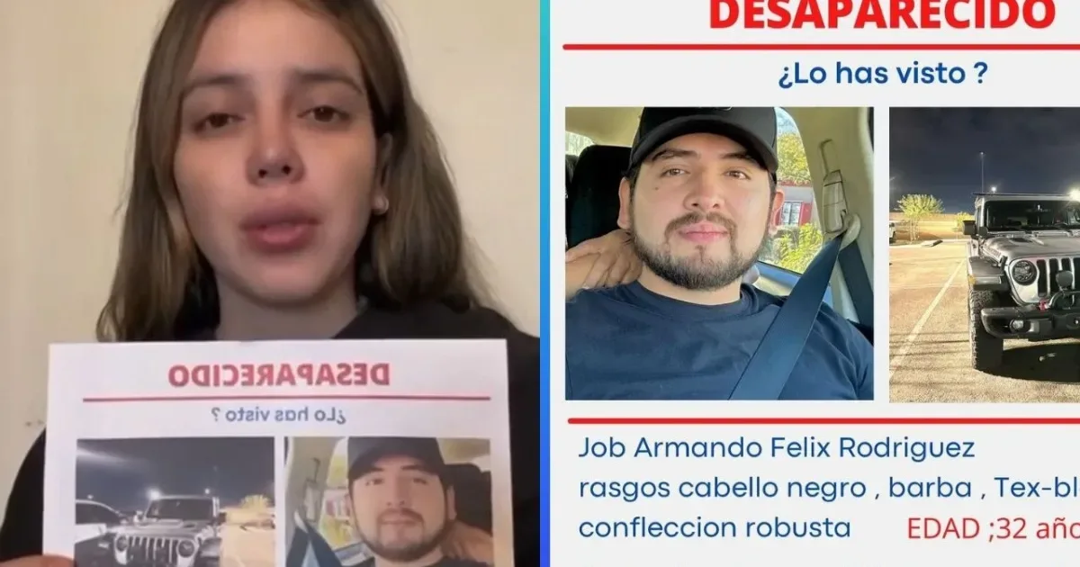 Brenda Prad hace un emotivo llamado a la comunidad para encontrar a su esposo desaparecido.