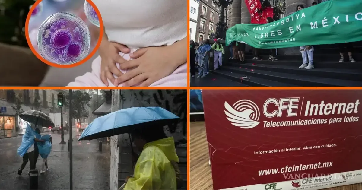 Brote de ciclosporiasis, clima extremo y propuestas para despenalizar el aborto dominan noticias en México.