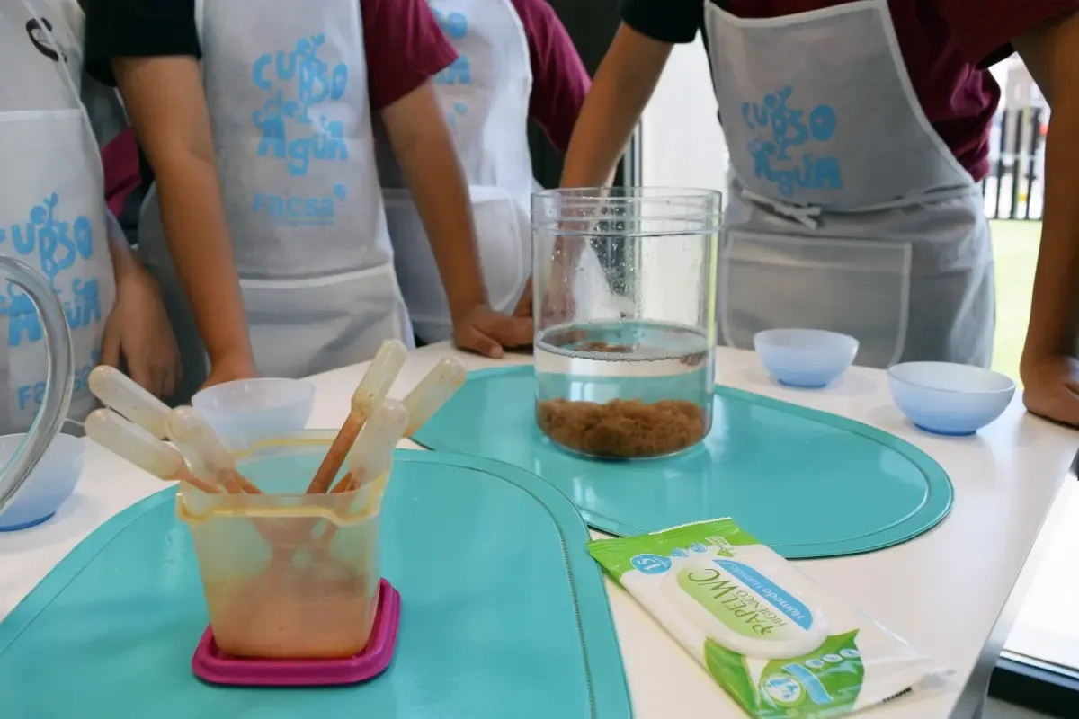 El programa "El Curso del Agua" enseña a niños sobre la importancia de proteger el medio ambiente.