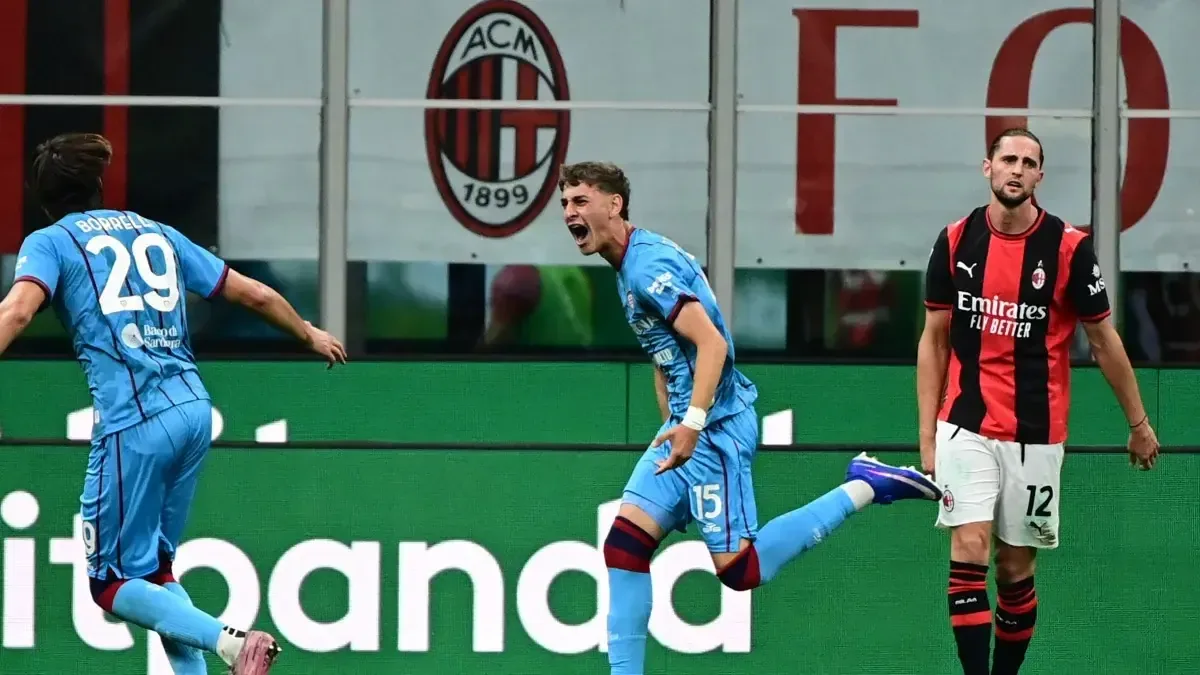 Un gol del uruguayo Juan Rodríguez deja a Milan sin Champions y clasifica a Como y Roma.
