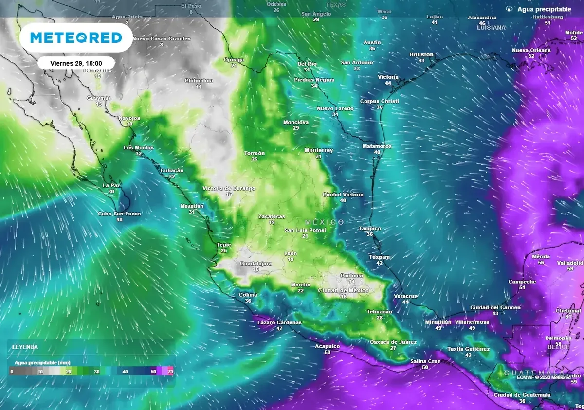 Se pronostican altas temperaturas y fuertes lluvias en diversas regiones del país.