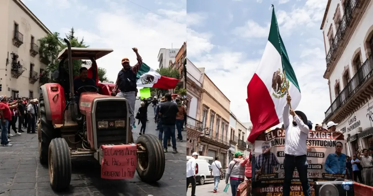 Miles de productores de frijol exigen atención a sus demandas y renuncia del gobernador David Monreal.