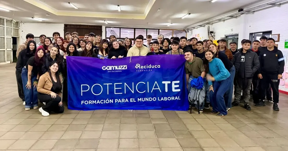 El programa PotenciaTE beneficia a estudiantes de escuelas técnicas en su inserción laboral.