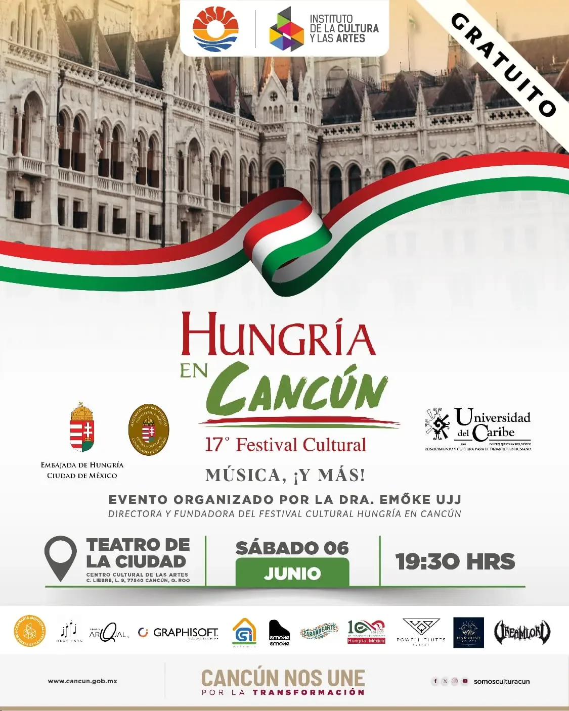 El festival ofrecerá música, cine y gastronomía del 4 al 6 de junio, con entrada gratuita.