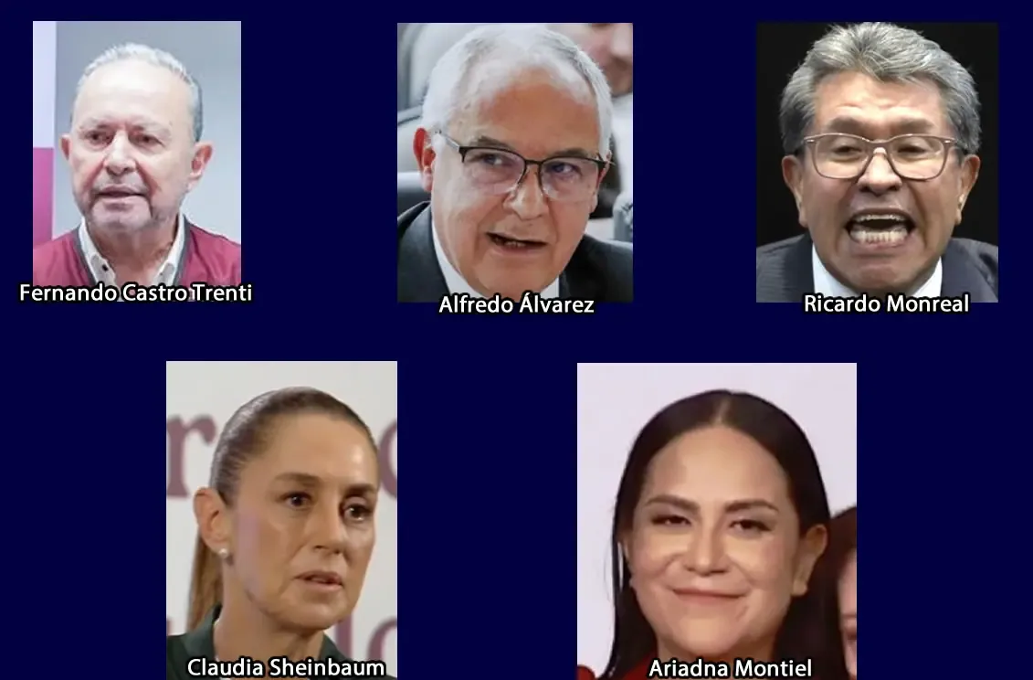 Los aspirantes Fernando Castro y Alfredo Álvarez exponen sus propuestas en Ensenada.