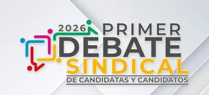 Candidatos participan en el debate del Sindicato de Burócratas en Tijuana.