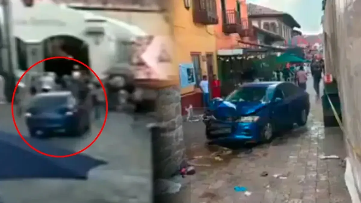 Un vehículo ingresó en el andador Benito Juárez y causó múltiples heridos durante un evento turístico.
