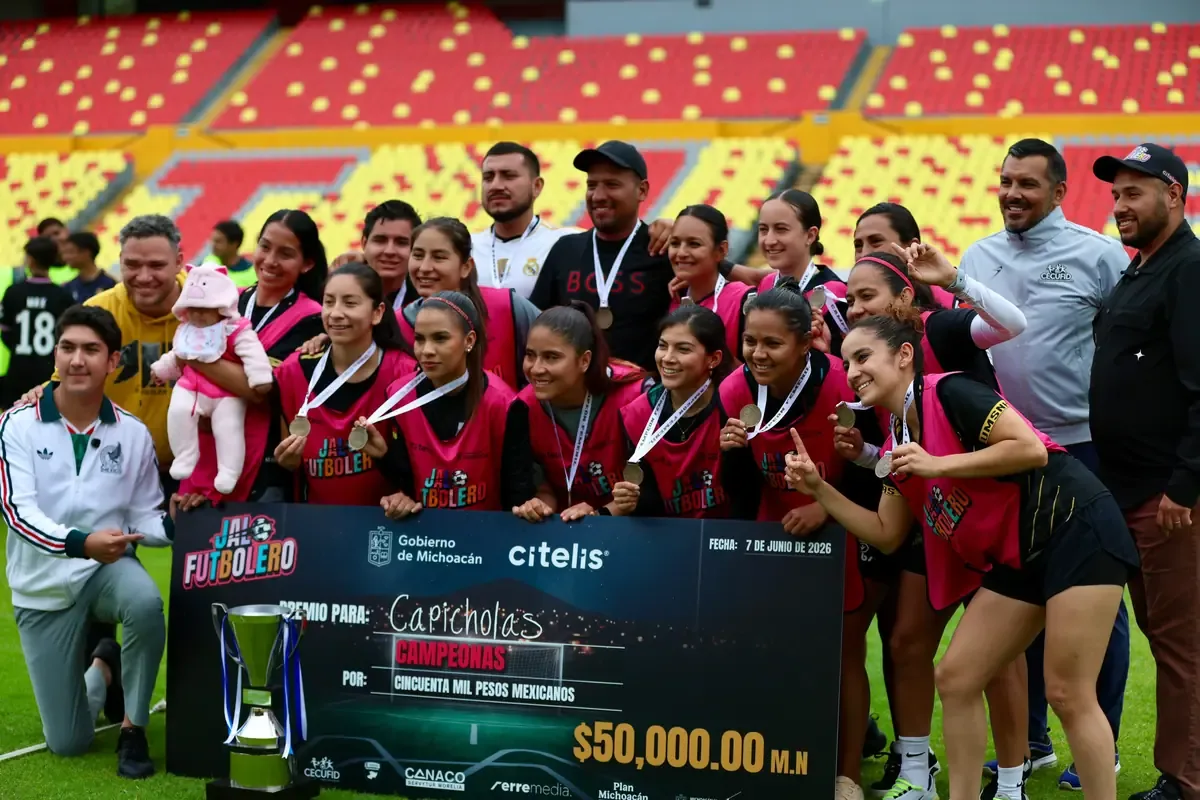 La final del Jalo Futbolero reunió a miles de jóvenes en un evento destacado del deporte en Michoacán.