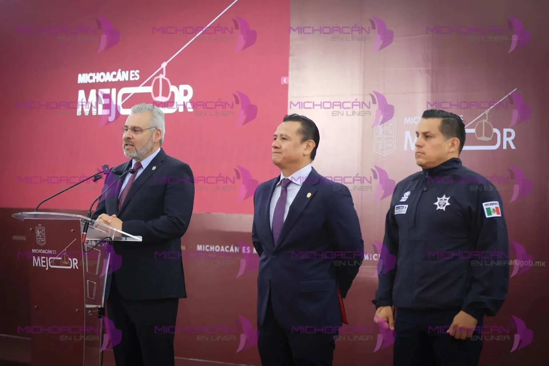 Captura de César Alejandro “N”, alias “El Botox”, en un operativo de seguridad.