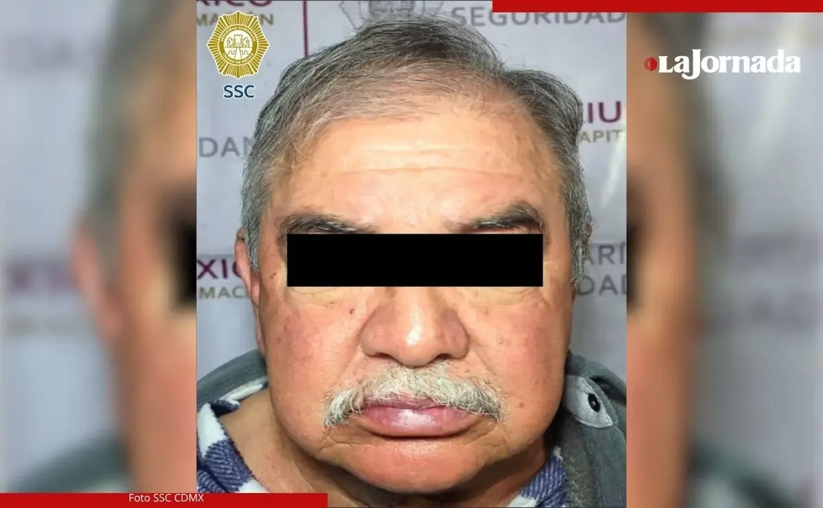 Captura de Jorge Flores Galicia durante operativo de la SSC en Cuauhtémoc.