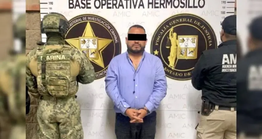Captura de José Ahuítzotl “N” en el Aeropuerto Internacional General Ignacio Pesqueira.