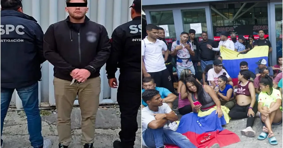 Captura de miembros del Tren de Aragua durante operaciones en CDMX.